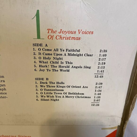 90 Minutes Of Christmas Music (Vinyl, 1966, 3x LP) Realistic 50-1966 8 VG+ Box - Picture 2 of 12